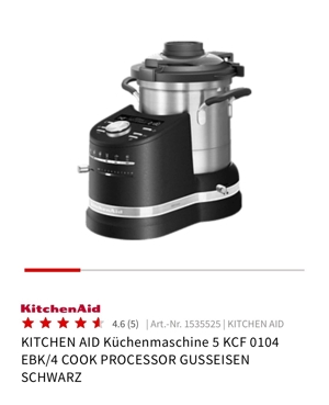 Kitchen aid Cook processor
