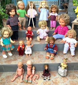 herrliche Puppen, sehr alte antike Puppen, Porzellanpuppen, Spielpuppen Bild 7