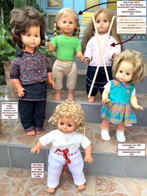 herrliche Puppen, sehr alte antike Puppen, Porzellanpuppen, Spielpuppen Bild 5