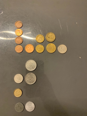 Alte Geldmünzen Münzen Münze, Deutsche Mark, Österreichische Schilling etc Bild 1