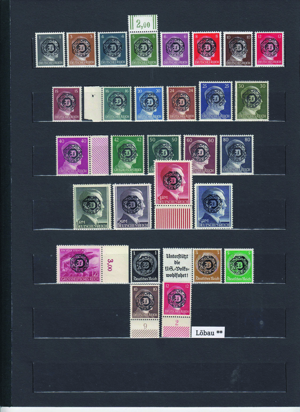 Briefmarken D Lokalausgaben mit Aufdruck ** Bild 5