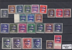 Briefmarken D Lokalausgaben mit Aufdruck ** Bild 3