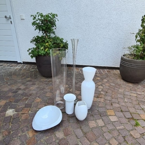 5 Vasen und 1 Schale  Bild 1