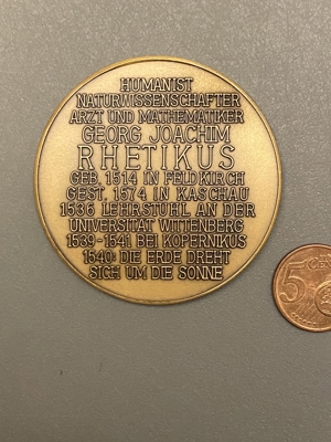 Medaille Joachim Rhetikus Bild 2