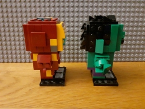 Lego Brick HeadZ Hulk 41592 Iron man 41590 Bild 3