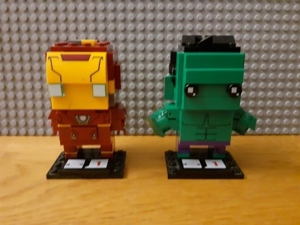 Lego Brick HeadZ Hulk 41592 Iron man 41590 Bild 2