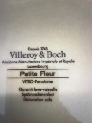 Geschirr Villereuy & Boch Petite Fleur Bild 3