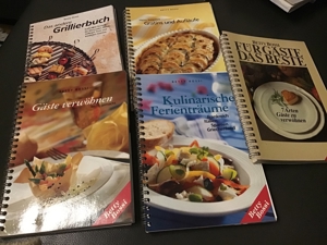 5x Betty Bossi Kochbücher Rezeptbücher . GU Backvergnügen, GU Kochvergnügen Bild 1