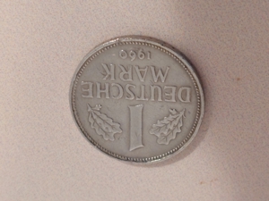 50 Pfennig Münzen - 1949-1990 - 1 Mark 1960 - Bank Deutscher Länder und Bundesrepublik Deutschland Bild 5
