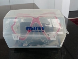 MARES X-Vision Tauchmaske, Farbe rot/klar Bild 4