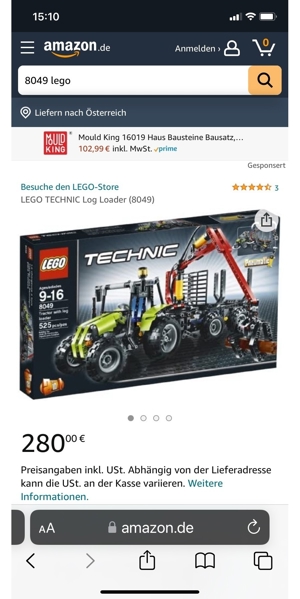 Lego Technic Log Loader ( 8049) Bild 6