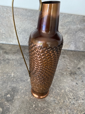 Vase aus den 60ern Messing/ Kupfer Bild 2