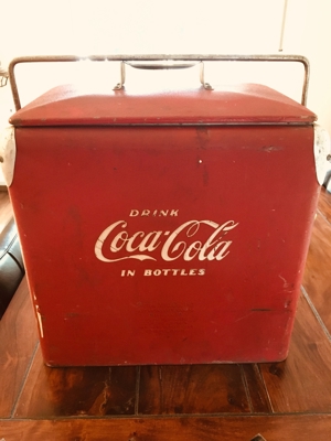 Vintage USA Coca Cola Box Kühler Cooler 50s America Bild 1