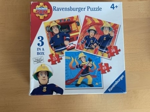 Puzzle Feuerwehrmann Sam 4+ Bild 1