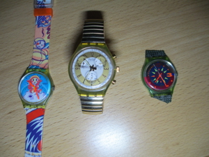 3x uralte Swatch - Uhren Bild 1