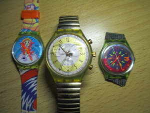 3x uralte Swatch - Uhren Bild 2