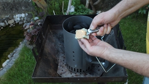 30 Grillanzünder - Ruck Zuck fertige Grillkohle mit Zirben-Zunder Bild 2