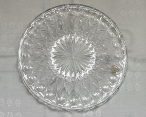 Tortenplatte, Nachtmann, Bleikristall Platte, Servierplatte, Glas Platte