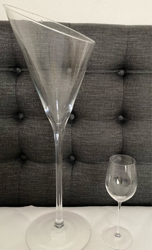 Großes Deko Glas - 60 cm Höhe Bild 1