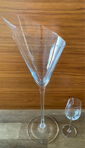 Großes Deko Glas - 60 cm Höhe Bild 2