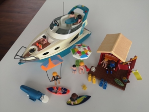 Playmobil Boot mit Motor und Surfschule Bild 7