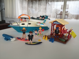 Playmobil Boot mit Motor und Surfschule Bild 8
