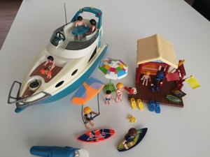 Playmobil Boot mit Motor und Surfschule Bild 4