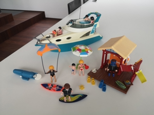 Playmobil Boot mit Motor und Surfschule Bild 2