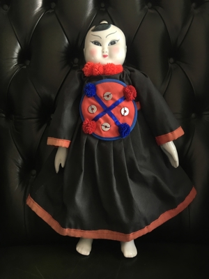 Chinesische Porzellankopf-Puppen Bild 1