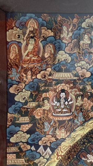 Thangka aus Tibet Bild 3
