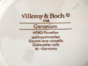 Villeroy & Boch Geranium Geschirr Bild 4