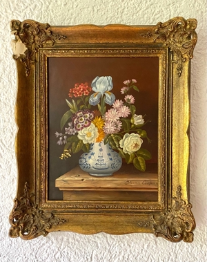Johann Crepaz altmeisterliche Blumen Bild 1