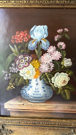 Johann Crepaz altmeisterliche Blumen Bild 3
