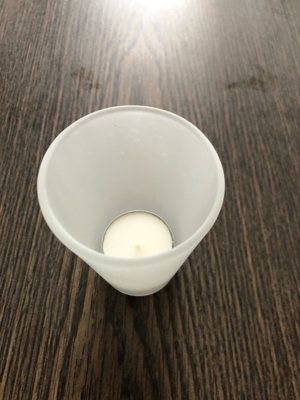 Teelichthalter / Vase matt Bild 2