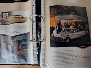 120 original USA Auto Reklame 1953 - 1965 Oldtimer Classic Car Cadillac Ford Chrysler Oldsmobile Ply Bild 2