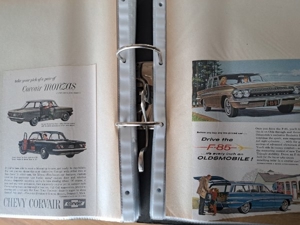 120 original USA Auto Reklame 1953 - 1965 Oldtimer Classic Car Cadillac Ford Chrysler Oldsmobile Ply Bild 12