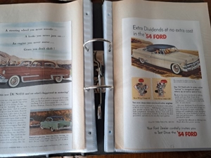 120 original USA Auto Reklame 1953 - 1965 Oldtimer Classic Car Cadillac Ford Chrysler Oldsmobile Ply Bild 18