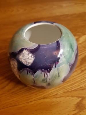 Vase, Teelichtkugel Bild 1