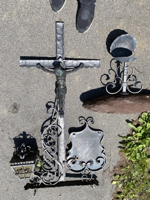 Grabkreuz handgeschmiedet Bild 1