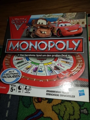 cars 2 monopoly spiel