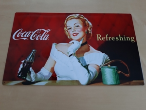 Coca- Cola Blechschild, neu