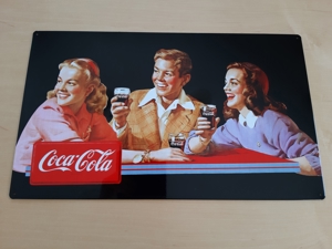 "Coca- Cola" Blechschild, neu Bild 1