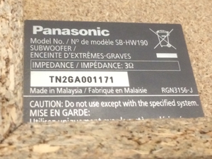 Panasonic Blu-Ray Reciever mit 2 Boxen Bild 2