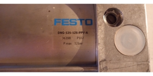 Pneumatik Zylinder Festo Hub 125 mm Durchmesser 125 mm Bild 1