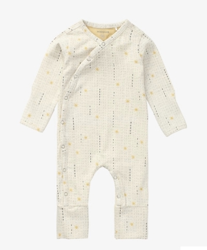 Baby Jumpsuit/ Strampler mit Umschlagärmel und -Füßen