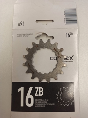 Connex E-Bike Ritzel für Bosch Antrieb 16 Z hne Kettenbl tter, Silber, One Size Bild 1