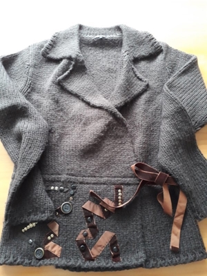 kurze Strickjacke von Jons