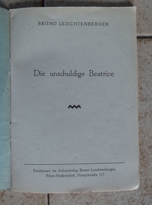 Die unschuldige Beatrice; Moderne Wiener Romanreihe; Band 5; Bild 3