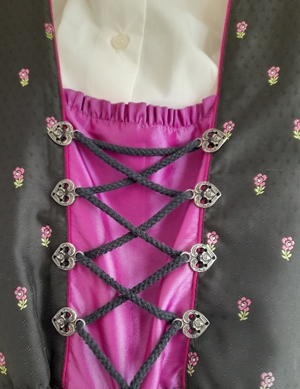 Hübsches Mädchen Dirndl-Set mit Bluse und Schürze - Gr. 164 - nur 2mal getragen