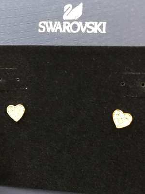 Neue Swarovski Ohrstecker Herz Bild 1